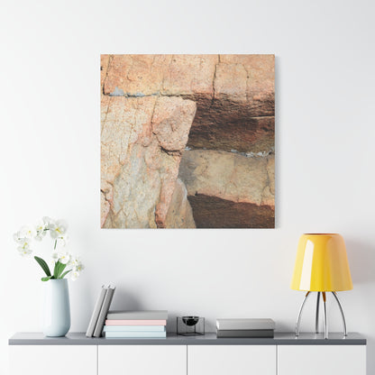 Layered Echoes - Unique Frameless Canvas Wall Art - Art By Earth