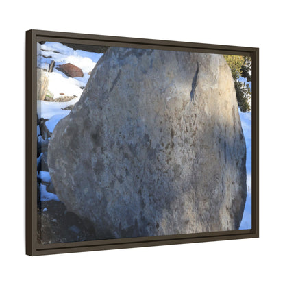 Glacial Solitude - Unique Stretched Canvas Wall Art