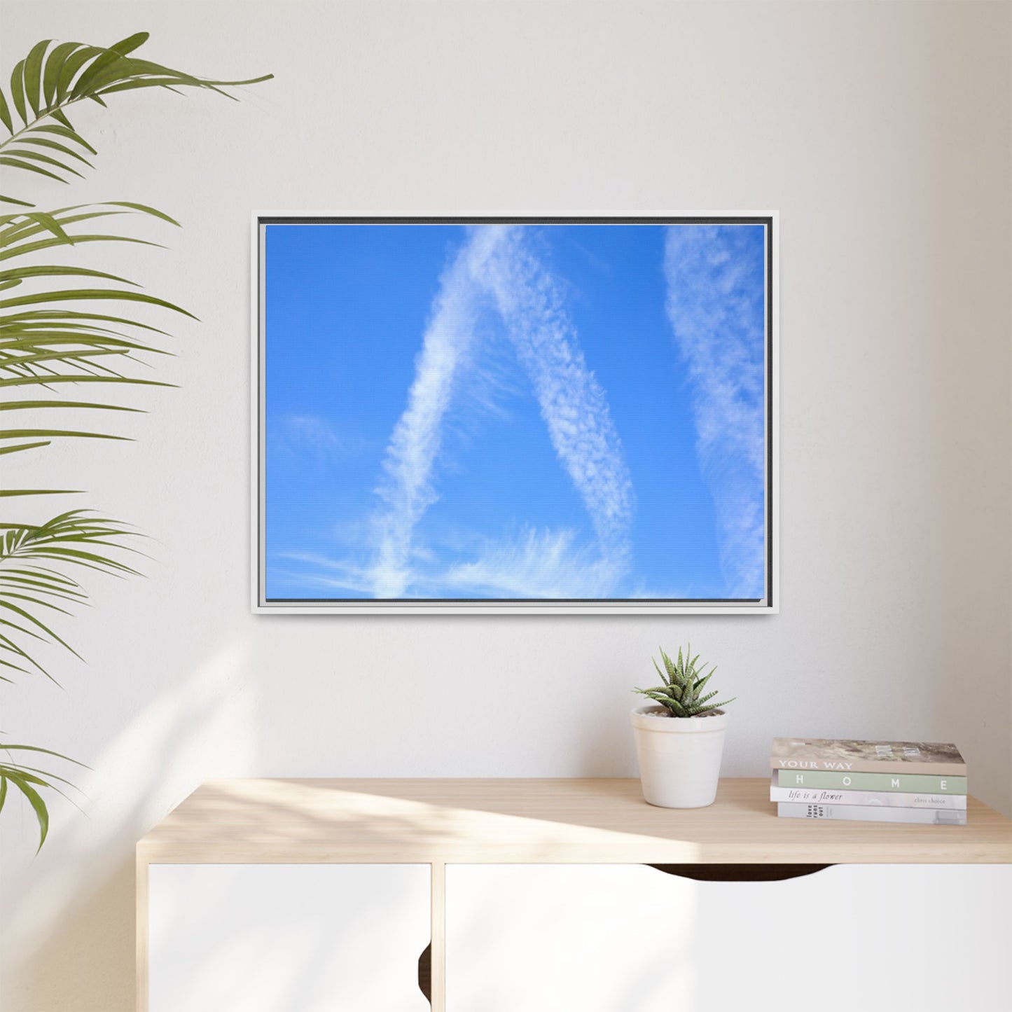 Skyward Whispers - Unique Stretched Canvas Wall Art - Art By Earth