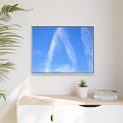 Skyward Whispers - Unique Stretched Canvas Wall Art - Art By Earth
