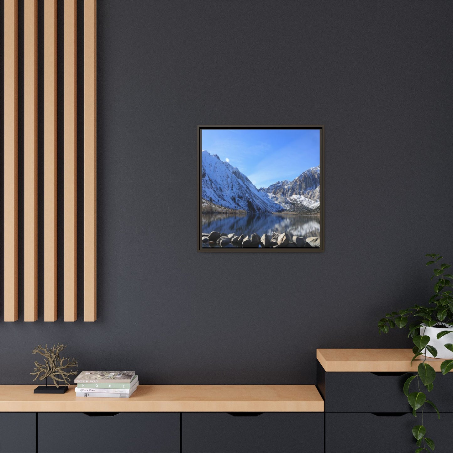 Stones of Serenity - Unique Stretched Canvas Wall Art