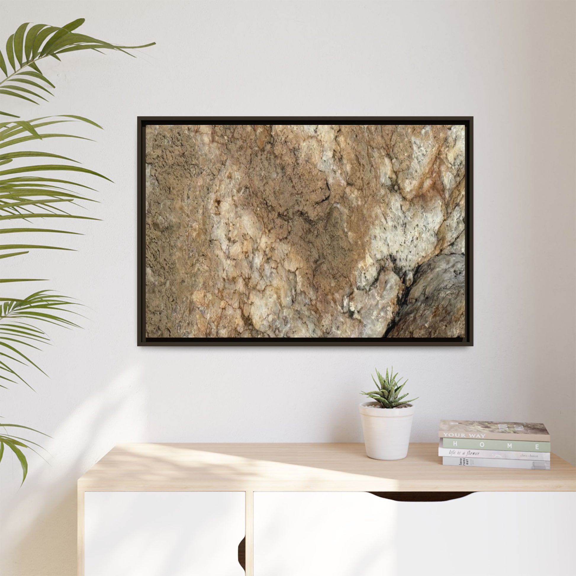 Ancient Stone Wall - Unique Stretched Canvas Wall Art - Art By Earth