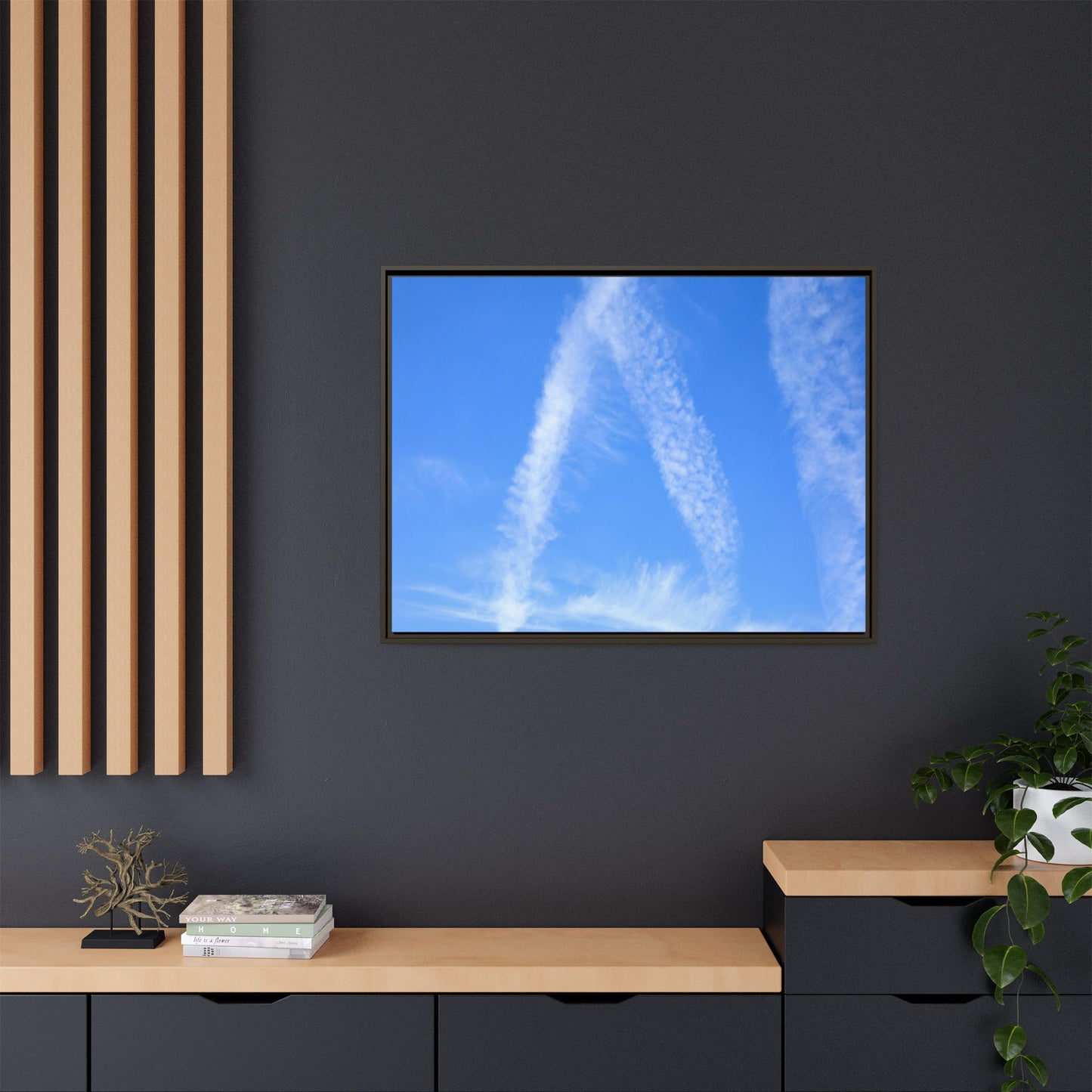 Skyward Whispers - Unique Stretched Canvas Wall Art - Art By Earth