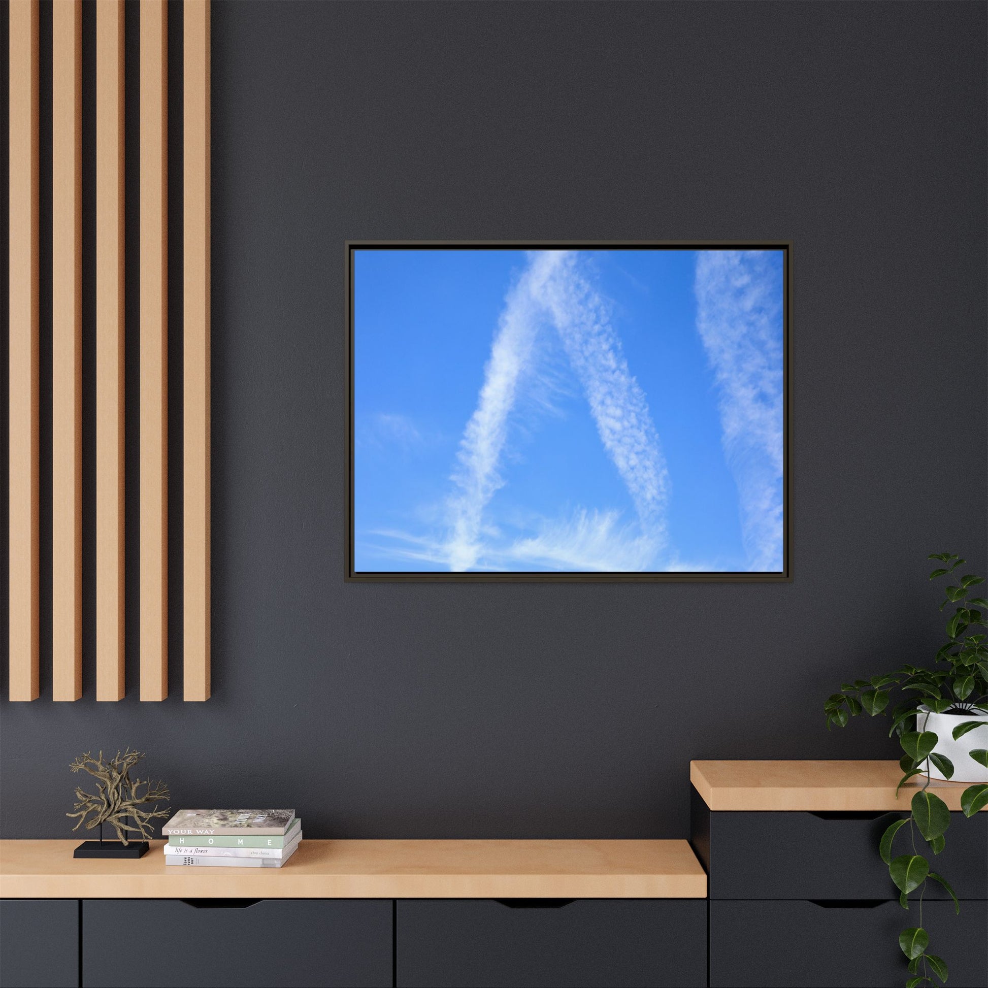 Skyward Whispers - Unique Stretched Canvas Wall Art - Art By Earth