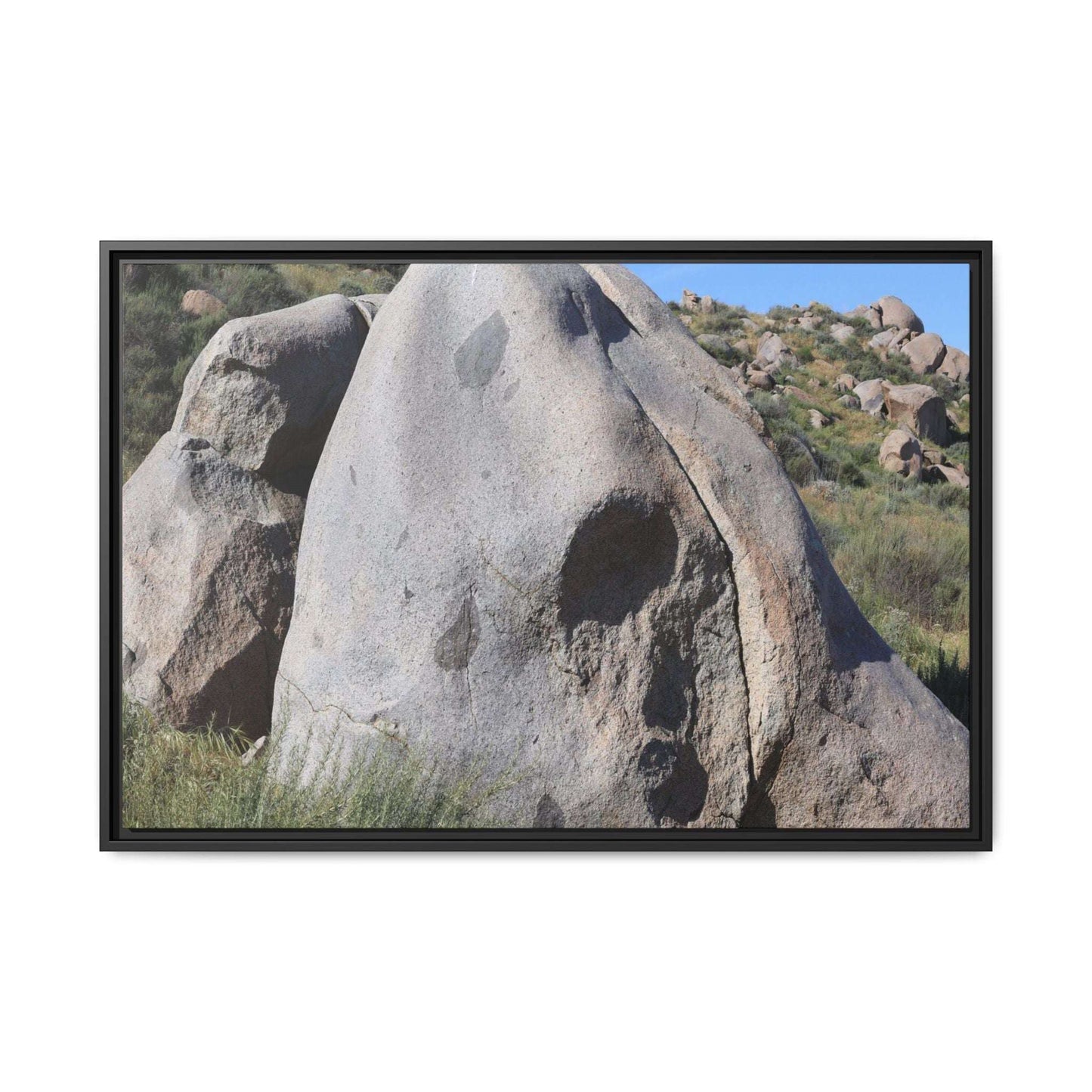 Skull Rock Desert - Unique Stretched Canvas Wall Art - Art By Earth