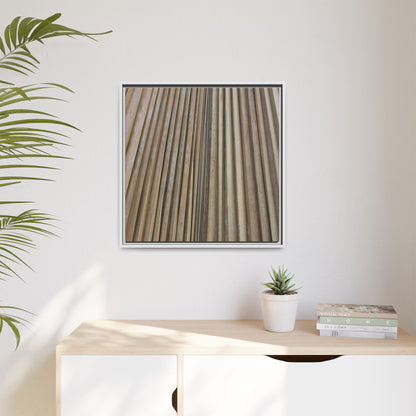 Wooden Whispers - Unique Stretched Canvas Wall Art - Art By Earth