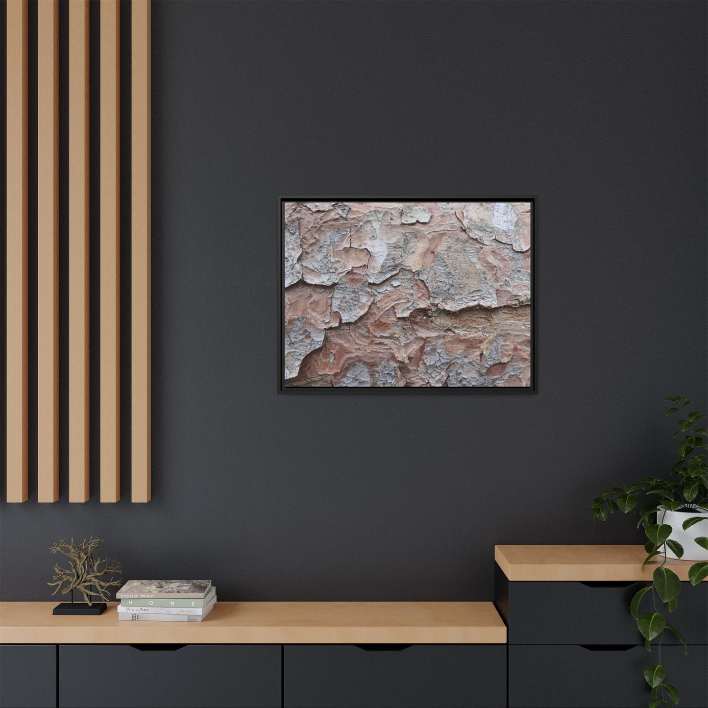 Flaking Serenity - Unique Stretched Canvas Wall Art - Art By Earth