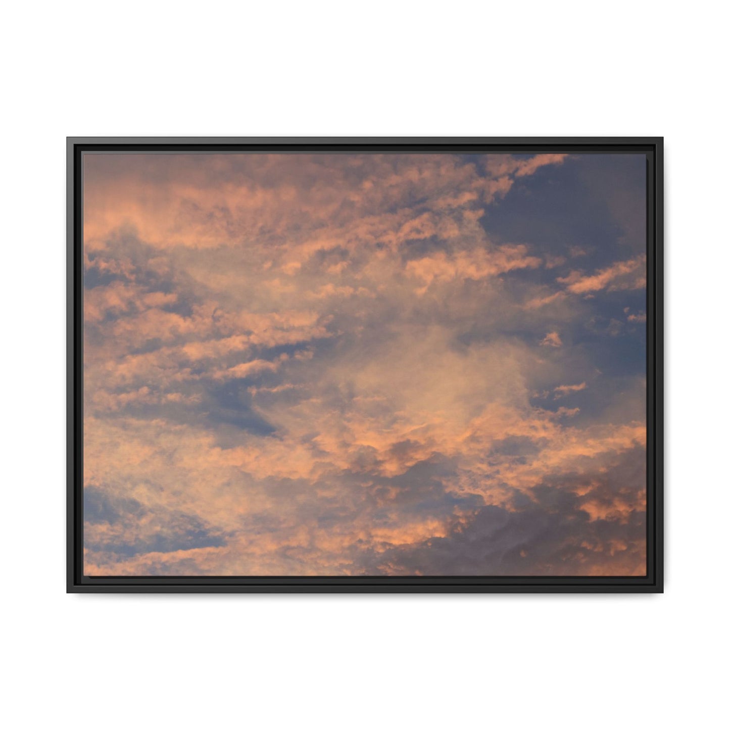 Sunset's Ethereal Canvas - Unique Stretched Canvas Wall Art - Art By Earth