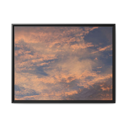 Sunset's Ethereal Canvas - Unique Stretched Canvas Wall Art - Art By Earth