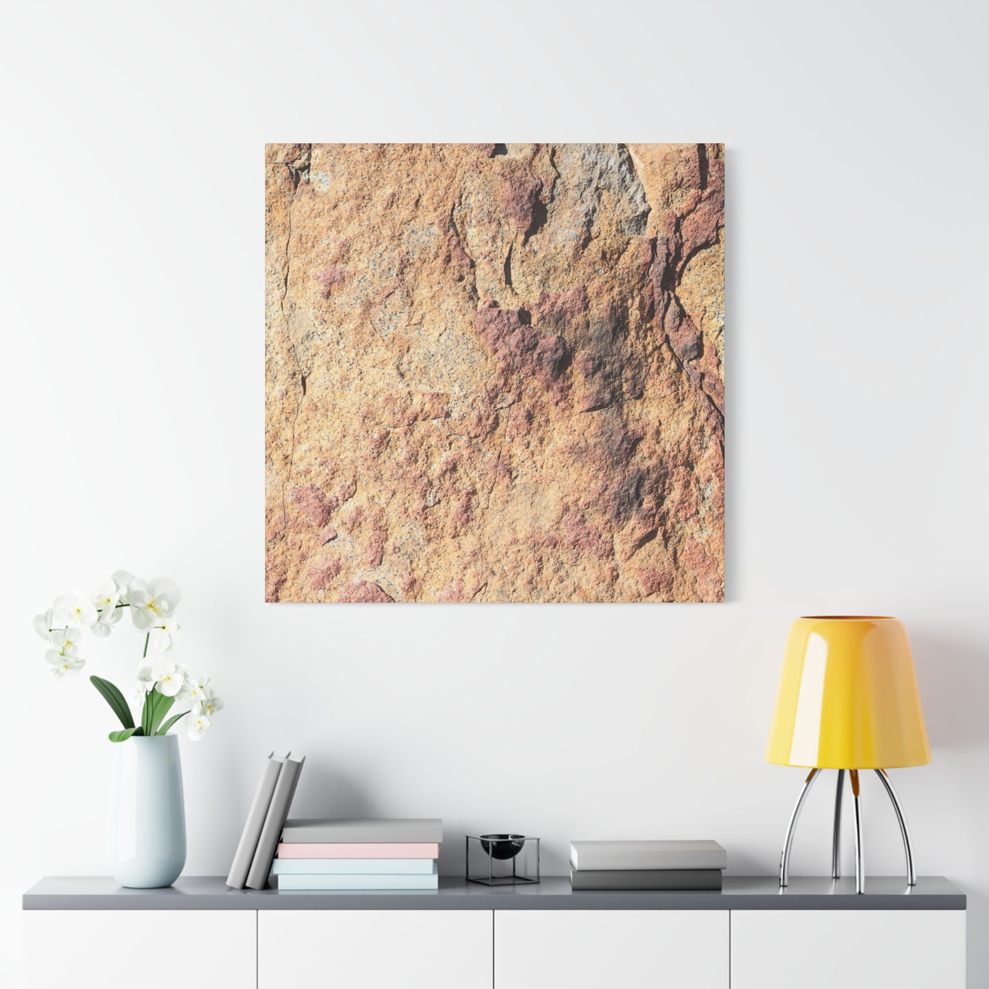 Terracotta Tears - Unique Frameless Canvas Wall Art - Art By Earth
