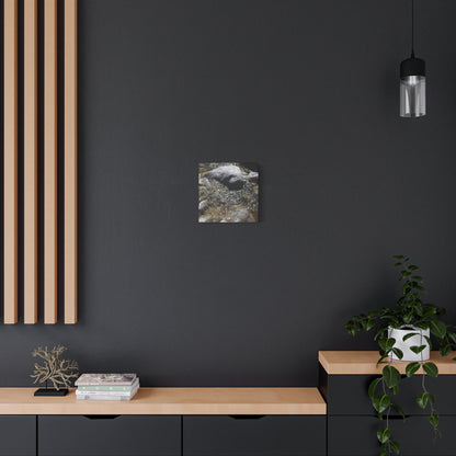 Rocky Stream - Unique Frameless Canvas Wall Art - Art By Earth
