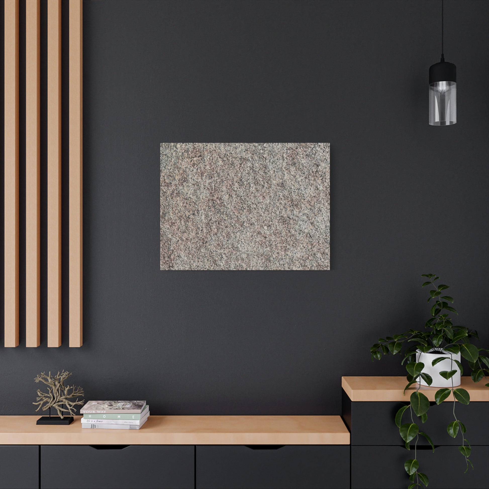 Stone Echoes - Unique Frameless Canvas Wall Art - Art By Earth