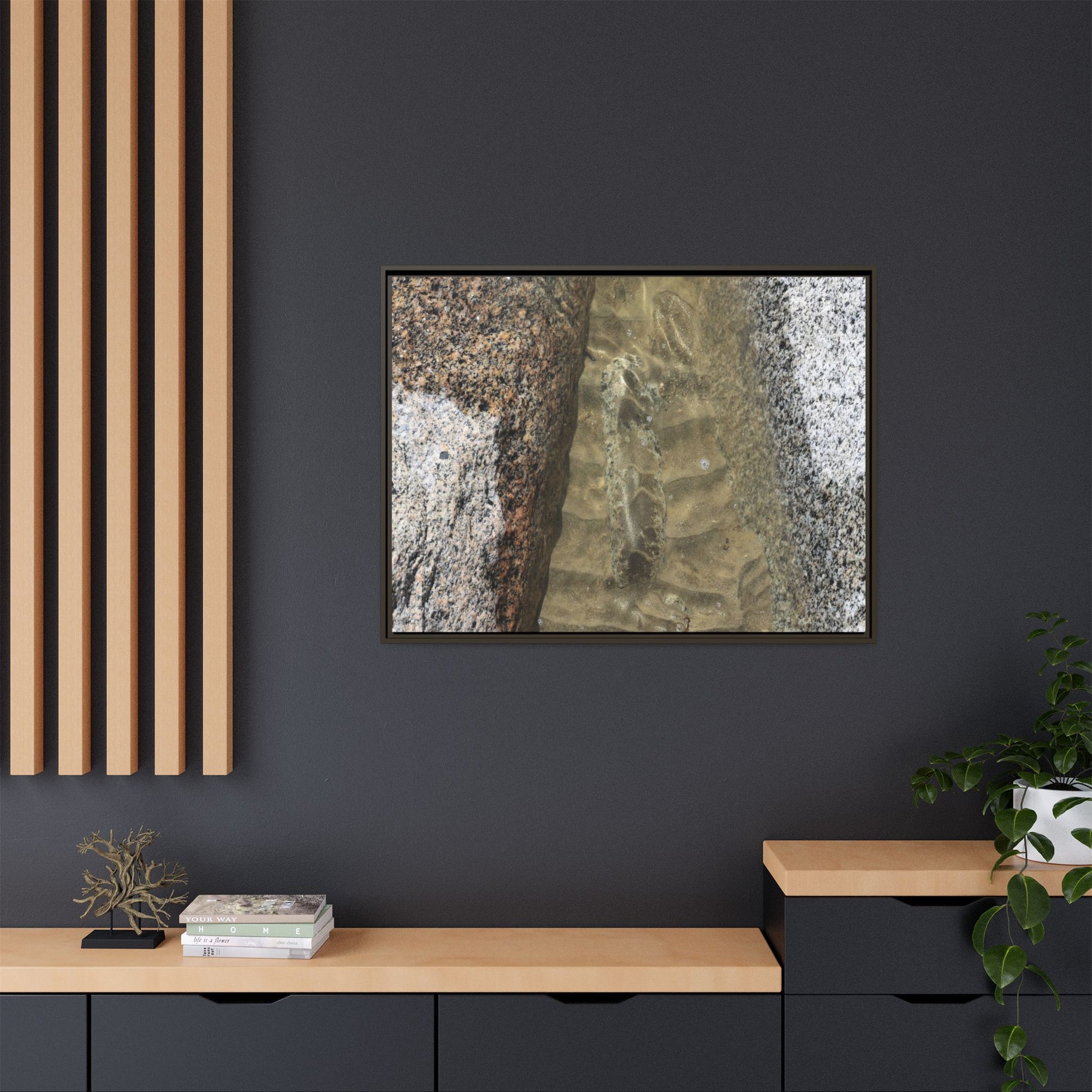 Between Concrete Walls - Unique Stretched Canvas Wall Art - Art By Earth