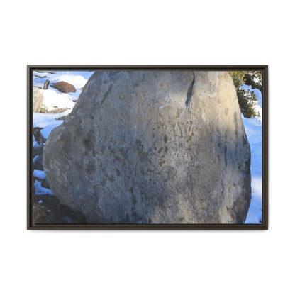 Glacial Solitude - Unique Stretched Canvas Wall Art