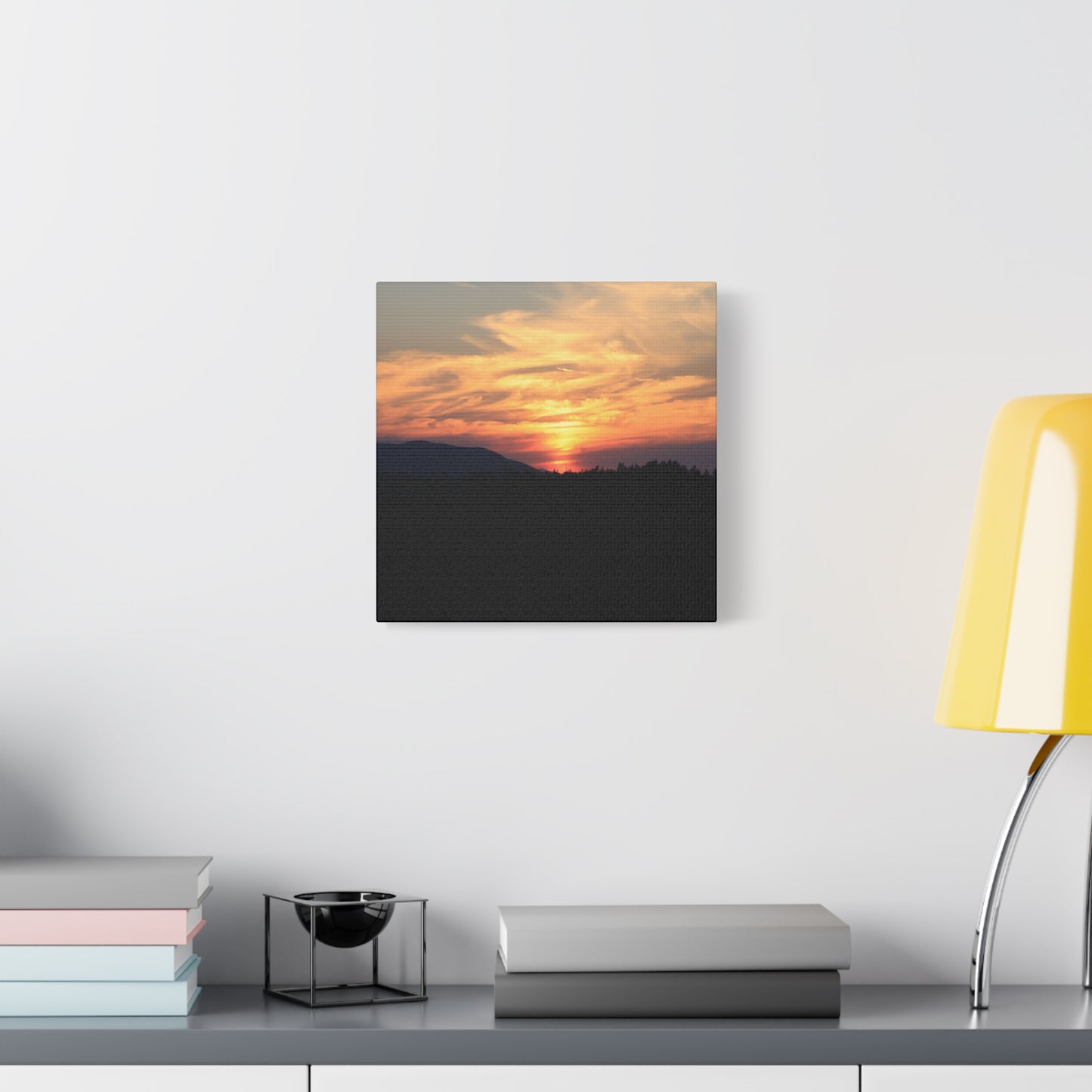 Mountain Twilight - Unique Frameless Canvas Wall Art - Art By Earth