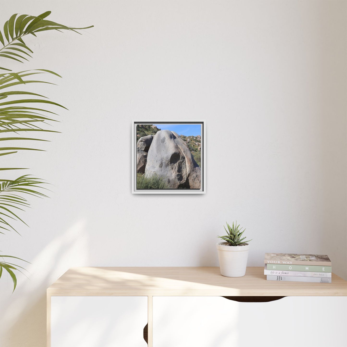 Skull Rock Desert - Unique Stretched Canvas Wall Art - Art By Earth