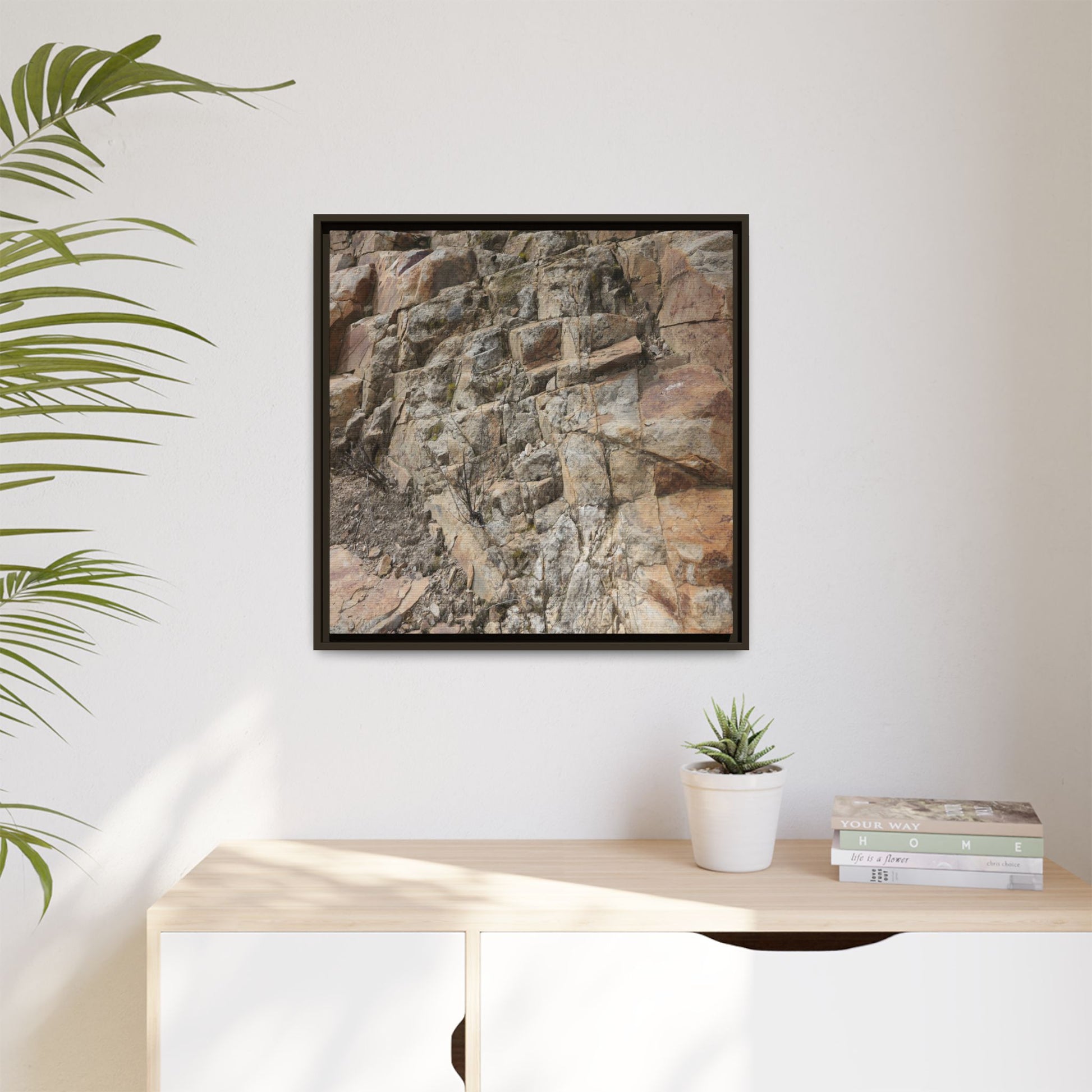 Stone's Silent Story - Unique Stretched Canvas Wall Art - Art By Earth
