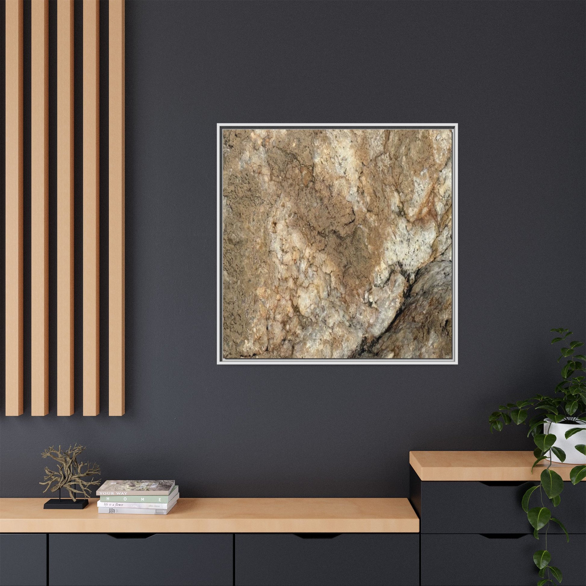 Ancient Stone Wall - Unique Stretched Canvas Wall Art - Art By Earth