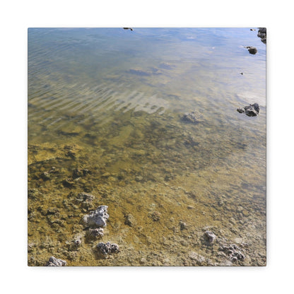 Tide's Quiet Breath - Unique Frameless Canvas Wall Art