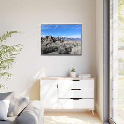 Whispers of the Sagebrush Steppe - Unique Stretched Canvas Wall Art
