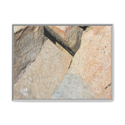 Rock Fragment - Unique Stretched Canvas Wall Art - Art By Earth
