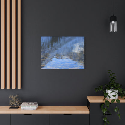 Reflections of Tranquility - Unique Frameless Canvas Wall Art