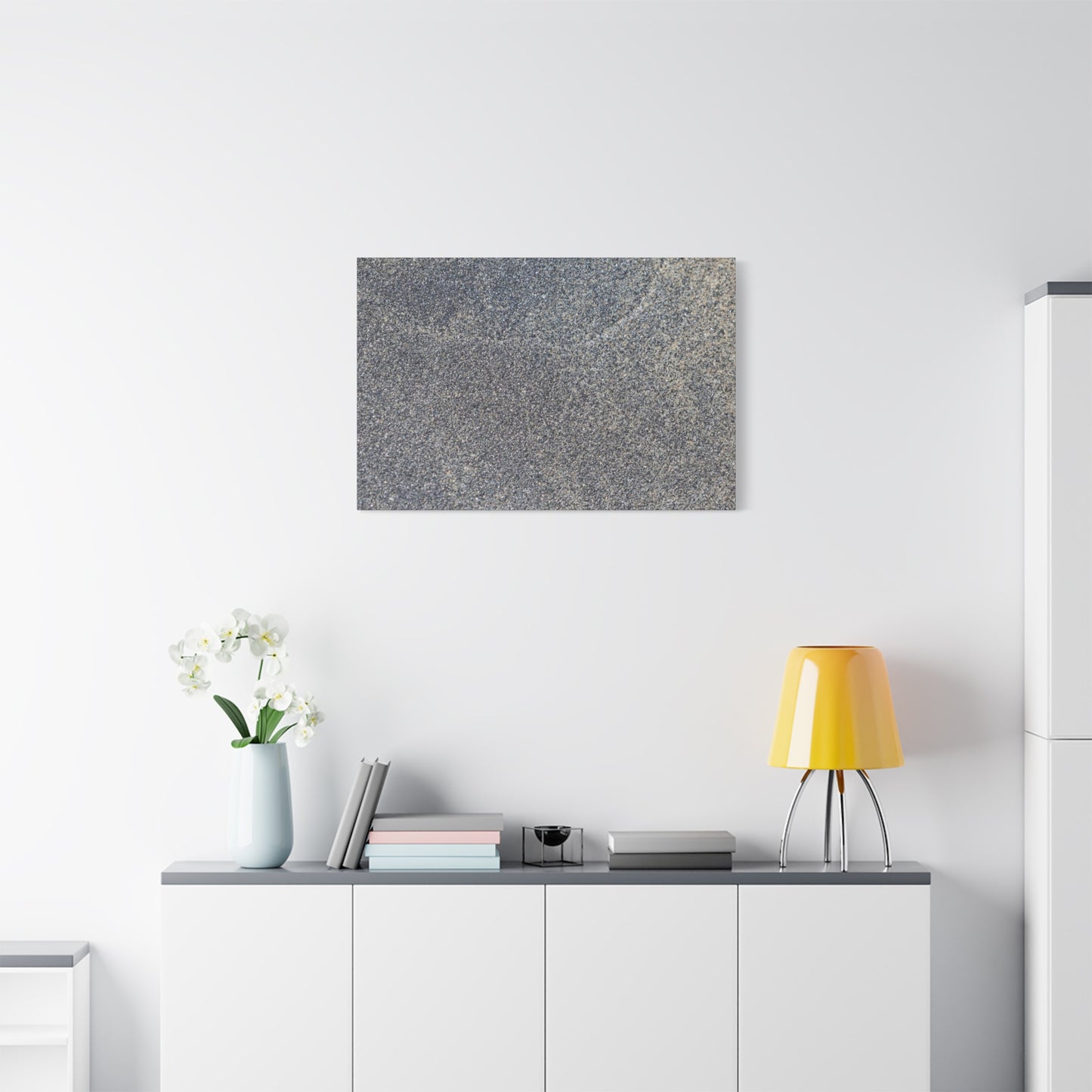 Granite Murmur - Unique Frameless Canvas Wall Art - Art By Earth
