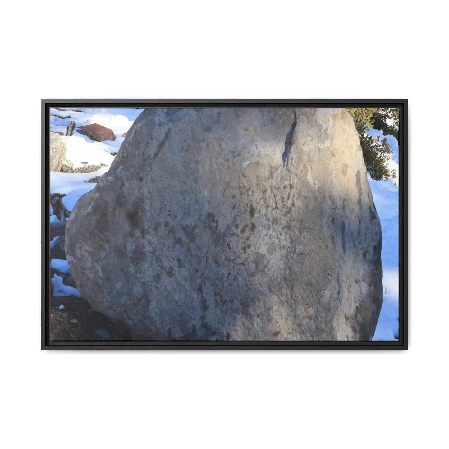 Glacial Solitude - Unique Stretched Canvas Wall Art