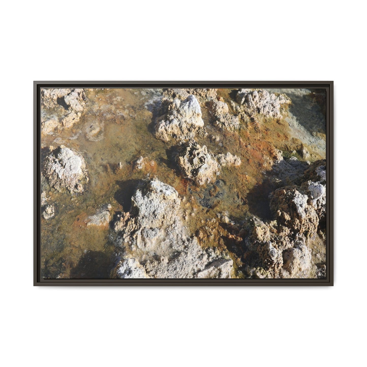 Stone Sea of Silence - Unique Stretched Canvas Wall Art