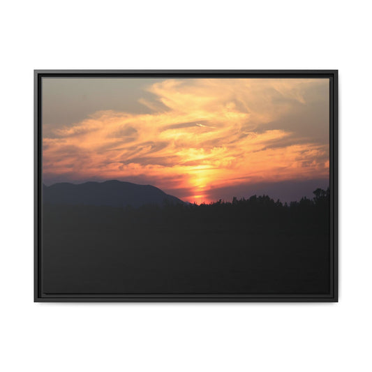 Gilded Horizon - Unique Stretched Canvas Wall Art - Art By Earth