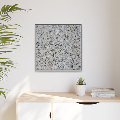 Monochrome Mosaic - Unique Stretched Canvas Wall Art - Art By Earth