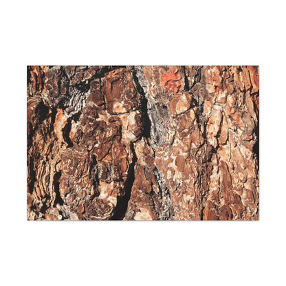 Russet Echoes - Unique Frameless Canvas Wall Art