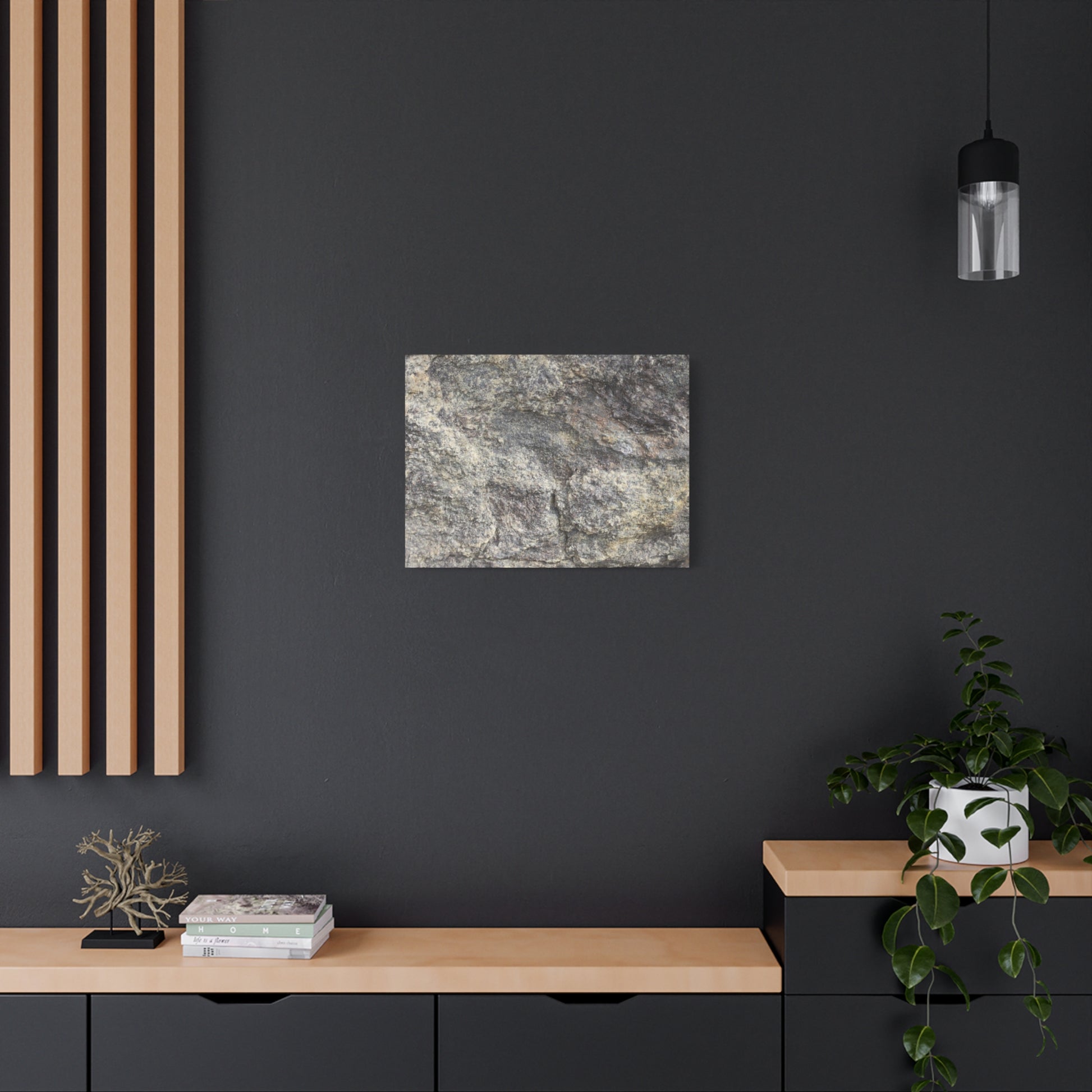 Granite Memory - Unique Frameless Canvas Wall Art - Art By Earth