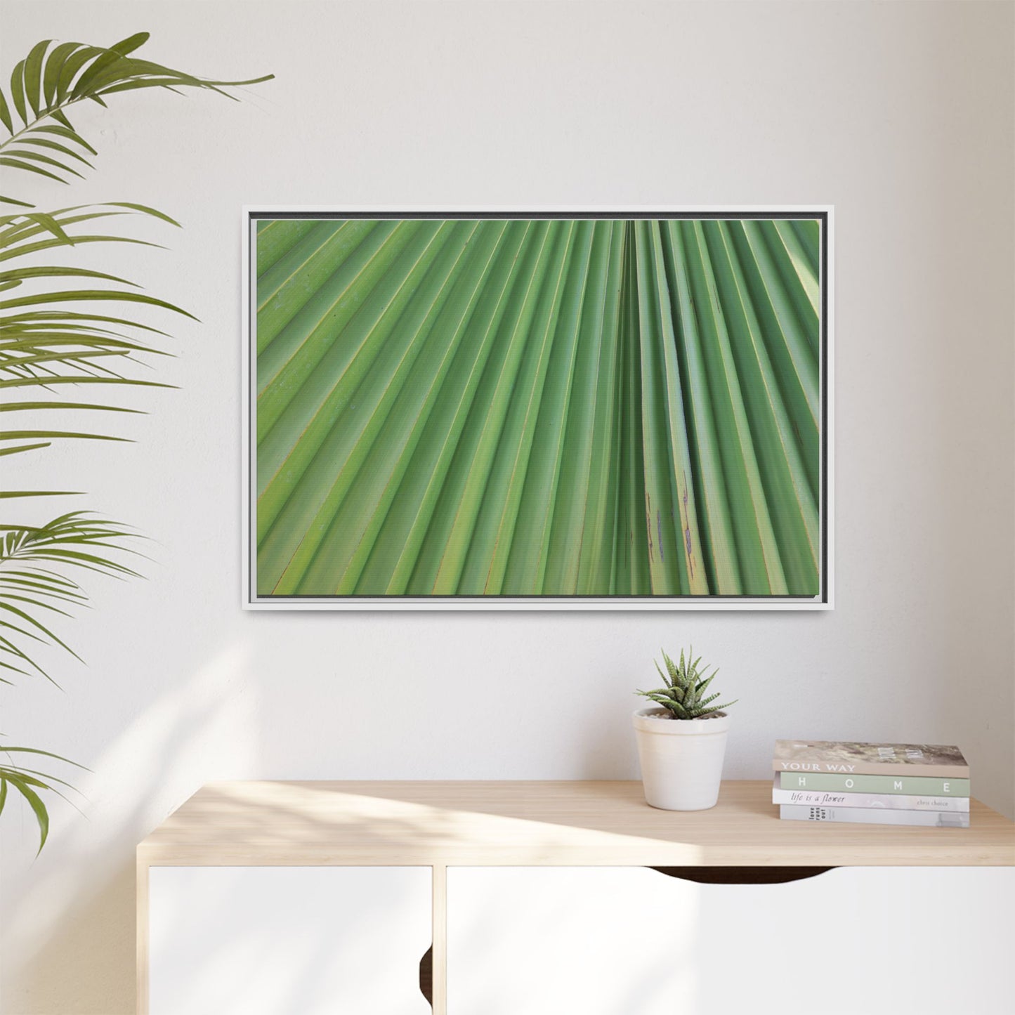 Emerald Rays - Unique Stretched Canvas Wall Art - Art By Earth
