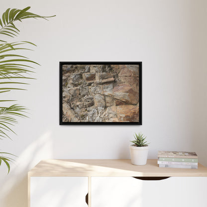 Sandstone Symphony - Unique Stretched Canvas Wall Art - Art By Earth