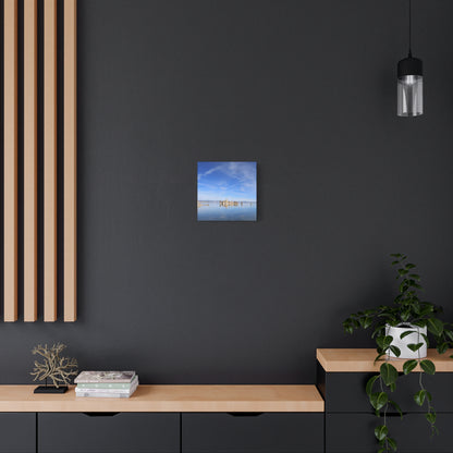 Stillness Reflected - Unique Frameless Canvas Wall Art