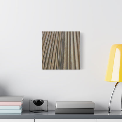 Linear Rhythm - Unique Frameless Canvas Wall Art - Art By Earth