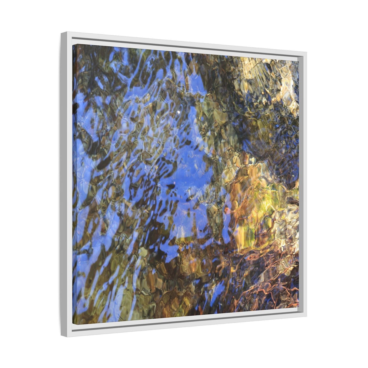 Watery Kaleidoscope - Unique Stretched Canvas Wall Art - Art By Earth