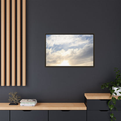 Sky's Ethereal Whisper - Unique Stretched Canvas Wall Art - Art By Earth