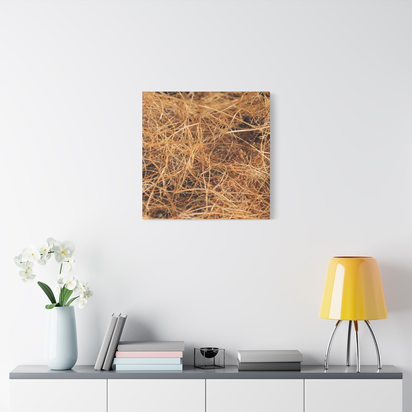 Dry Grass - Unique Frameless Canvas Wall Art - Art By Earth