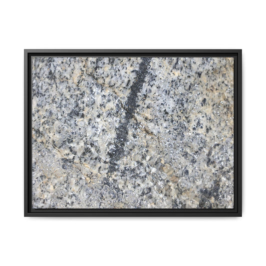 Granite Bubbles - Unique Stretched Canvas Wall Art - Art By Earth