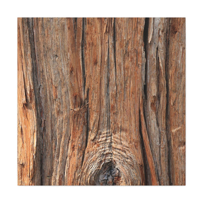 Bark's Ancient Whispers - Unique Frameless Canvas Wall Art - Art By Earth