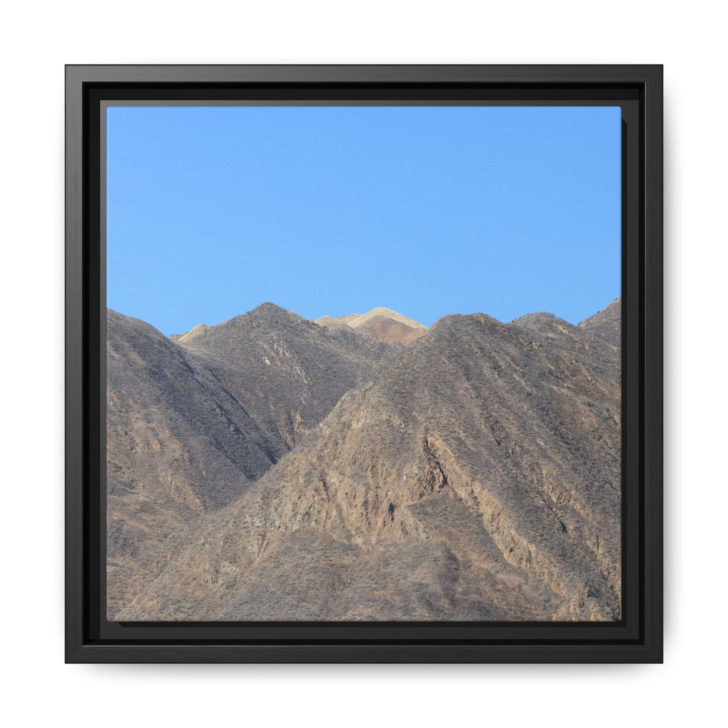 Echoes of Barren Peaks - Unique Stretched Canvas Wall Art - Art By Earth
