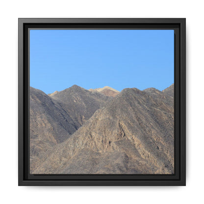 Echoes of Barren Peaks - Unique Stretched Canvas Wall Art - Art By Earth