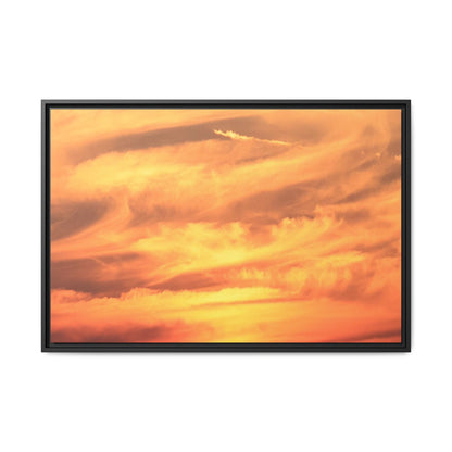 Burning Skies - Unique Stretched Canvas Wall Art - Art By Earth