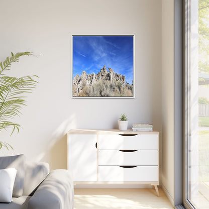 Frozen Sentinels - Unique Stretched Canvas Wall Art