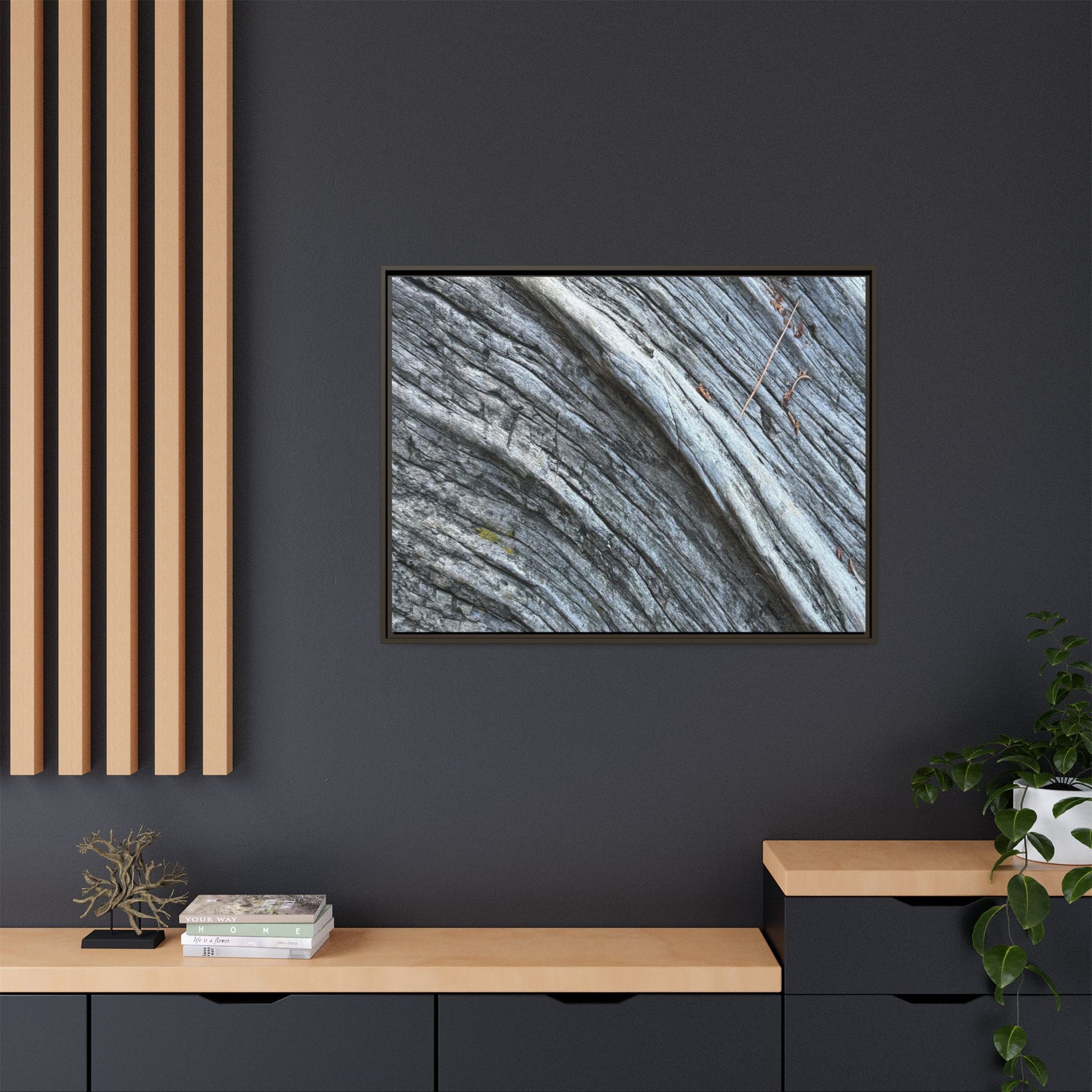 Aged Timber - Unique Stretched Canvas Wall Art - Art By Earth
