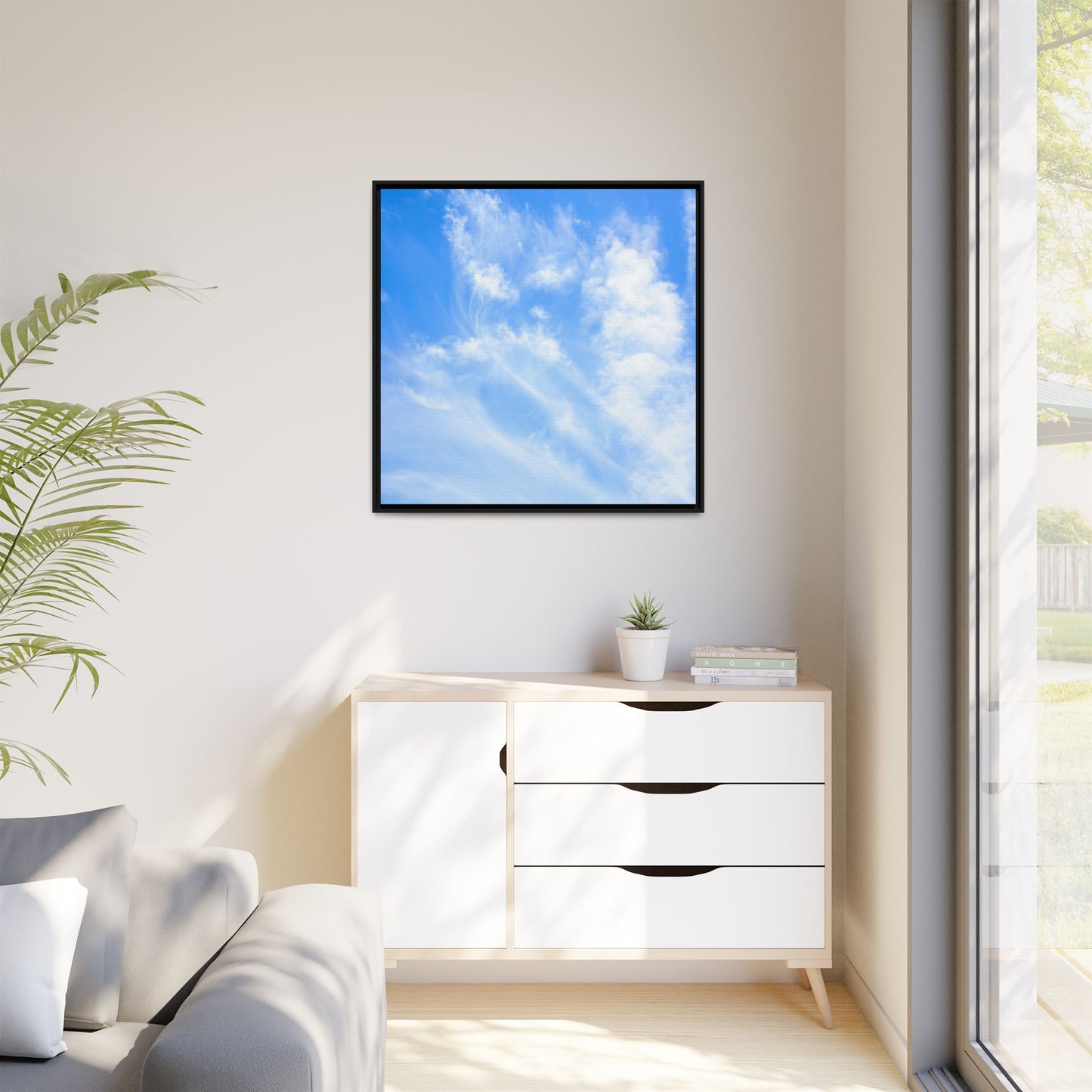 Azure Dreaming - Unique Stretched Canvas Wall Art - Art By Earth