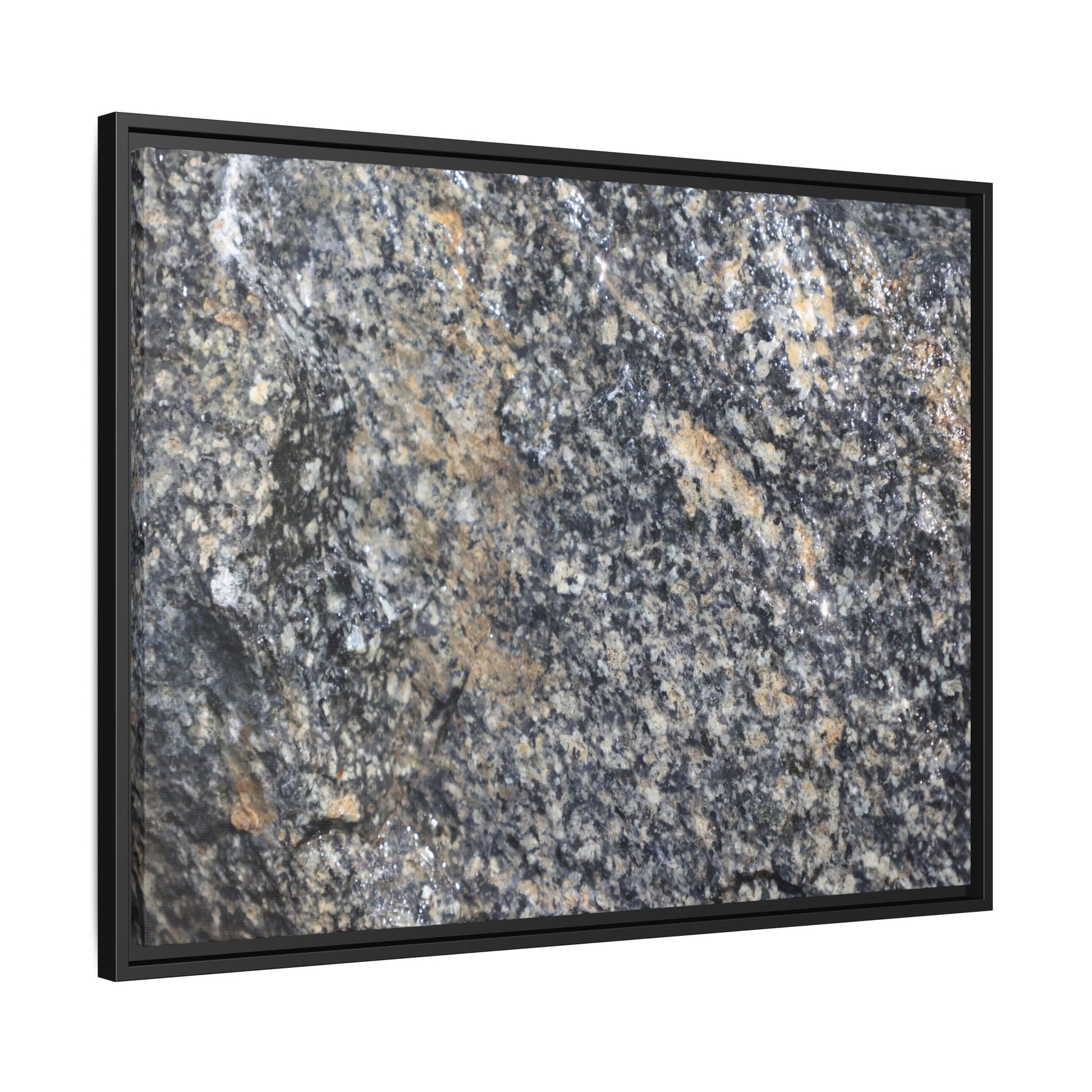 Crystalline Echoes - Unique Stretched Canvas Wall Art - Art By Earth