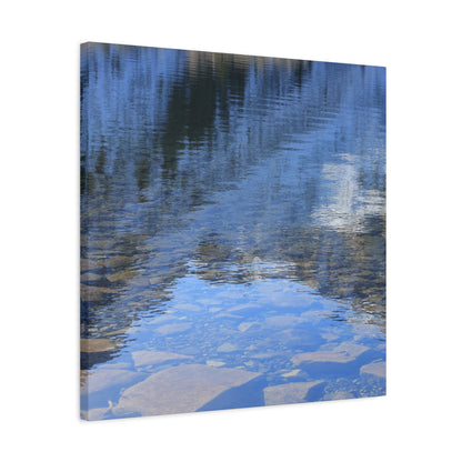 Reflections of Tranquility - Unique Frameless Canvas Wall Art